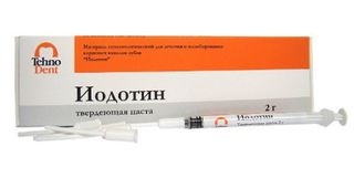 Изображение товара «Иодотин твердеющая паста 2гр шт.N1»