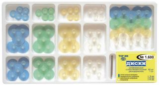 Изображение товара «Диски 1.600 Набор полир 8/12/14мм с пластиковой втулкой шт. N80»