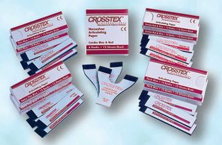 Изображение товара «Бумага артикуляционная Crosstex синяя 101,6 мкм N144»