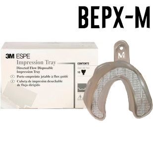 Изображение товара «Ложка слепочная оттиск. пласт.неперфор. верх. Impression Tray р.M 10 шт.N1»