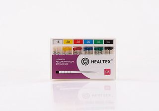 Изображение товара «Штифты бумажн 06конус №20 Healtex с маркировкой длины PMM20/6 Kit шт. N100»