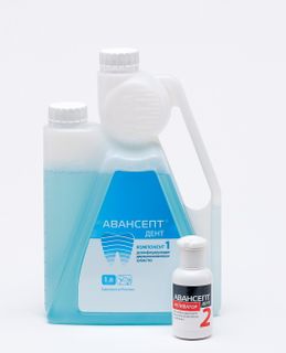 Изображение товара «Авансепт ДЕНТ (дез ср-во) 2комп: компонент 1 - фл.1л, компонент 2 - фл.50 мл  N1»