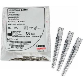 Изображение товара «Штифты титан внутриканальные 1.0 мм Юниметрик №C215Т/210S (зелёные) шт N25»