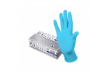 Изображение товара «Перчатки нитрил S ГОЛУБЫЕ Connect Blue Nitrile текстур неопудр н/стер пара. N1»