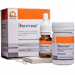 Изображение товара «Эвгетин д/пломбирования каналов (порошок 14г + жидкость 10мл) шт.N1»