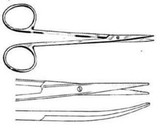Изображение товара «Ножницы стоматологические изогнутые 131-223 11см шт. N1»