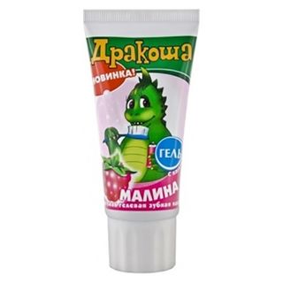 Изображение товара «Зуб/паста детская (гелевая) "Дракоша" Малина туба. 60г N1»