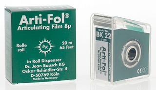 Изображение товара «Бумага артикуляционная ВК-22 (фольга) ролик 8мкм (20м*22 мм) зелен шт. N1»