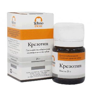 Изображение товара «Крезотин паста д/пломбирования корневых каналов зубов 25г уп. N1»