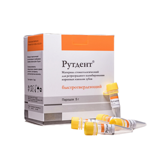 Изображение товара «Рутдент быстротвердеющий порошок 6г (20 доз по 0.3г) уп. N1»
