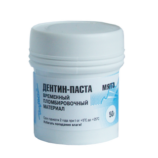 Изображение товара «Материал для временных пломб Дентин-паста без эвгенола, 50г (мята) N1»