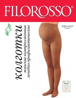 Изображение товара «Колготки FILOROSSO леч-проф д/беременных 40ден Iкласс (черн) шт. разм 5 N1»