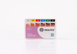 Изображение товара «Штифты гутта 02 конус №60 Healtex GST60/2 Kit шт. N120»