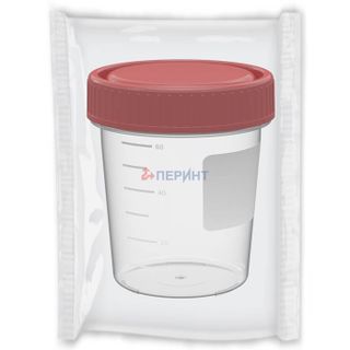 Изображение товара «Банка (контейнер)ПП д/биом с/зав крыш б/лож ст и/уп град50мл V=60мл (57565)шт.N1»