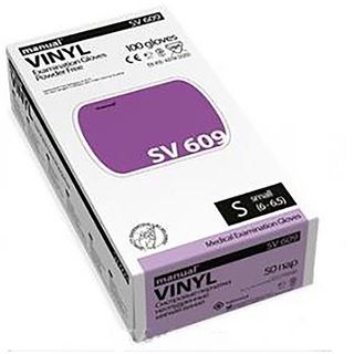 Изображение товара «Перчатки винил S Б/ЦВЕТ MediOk VINYL глад н/стер неопудр пара. N50»