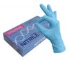 Изображение товара «Перчатки нитрил S ГОЛУБЫЕ Nitrile optima текстур неопуд  н/стер пара. N50»