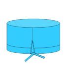 Изображение товара «Шапочка-колпак с подворот пл-42 стер в инд уп шт. N1»