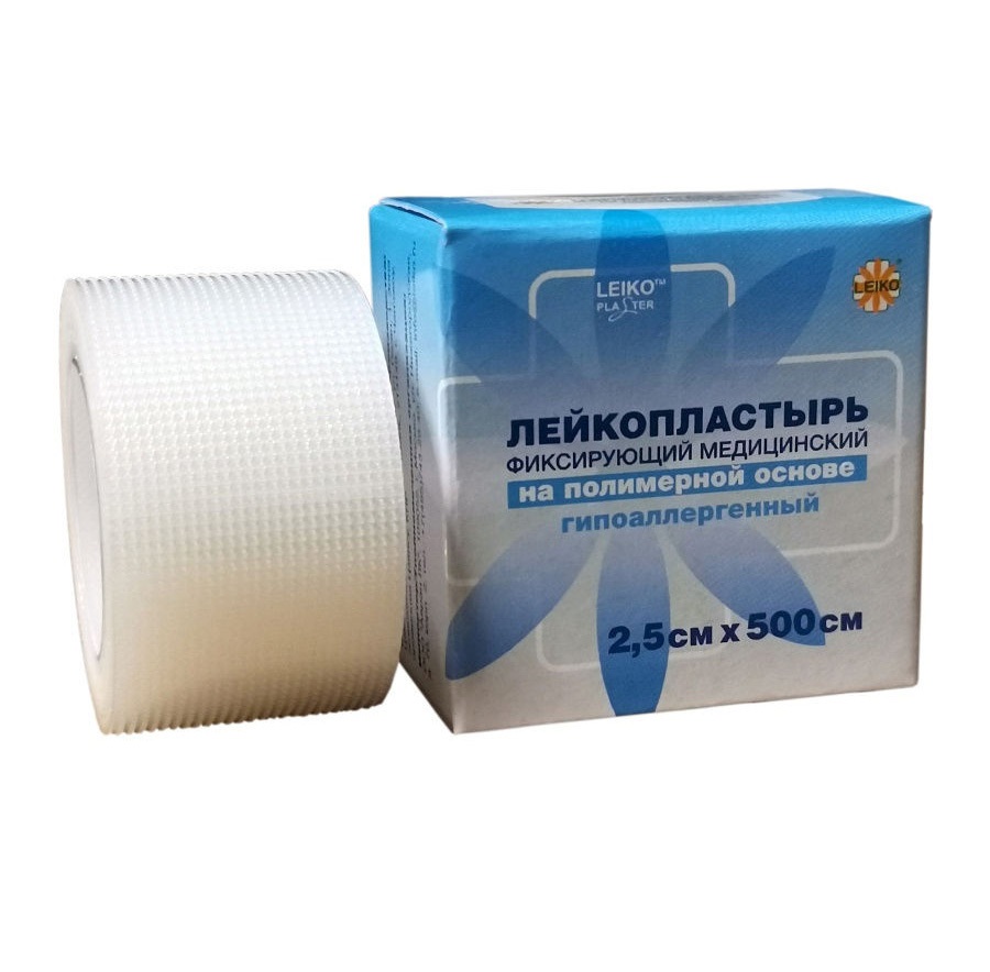 Лейкопластырь Leiko прозр. полимерная основа  шт.2,5х500 картон (531026) уп. N1