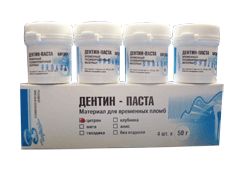 Материал для временных пломб Дентин Паста (мята), фл. 50г N1
