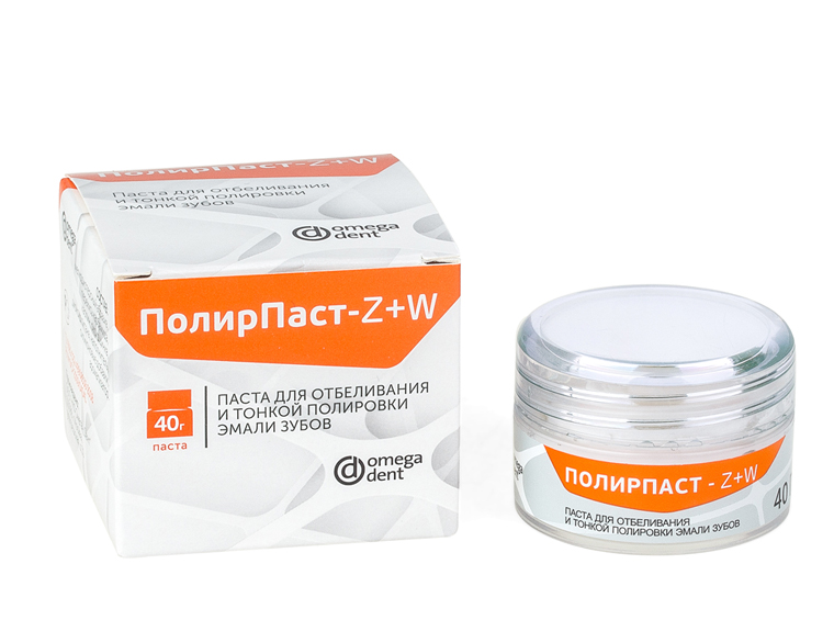 ПолирПаст-Z+W паста с цирконием д/отбеливания банка 40г N1