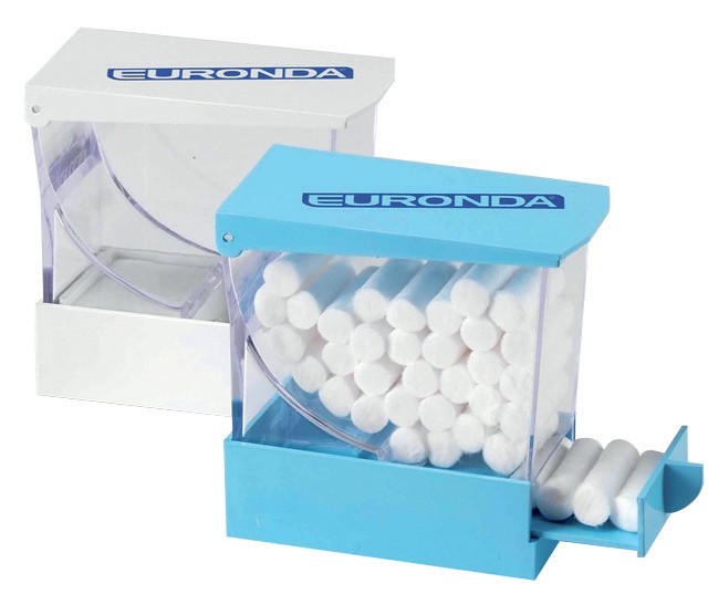 Диспенсер д/ватных валиков EURONDA Monoart (белый) 227002/227015 шт. N1
