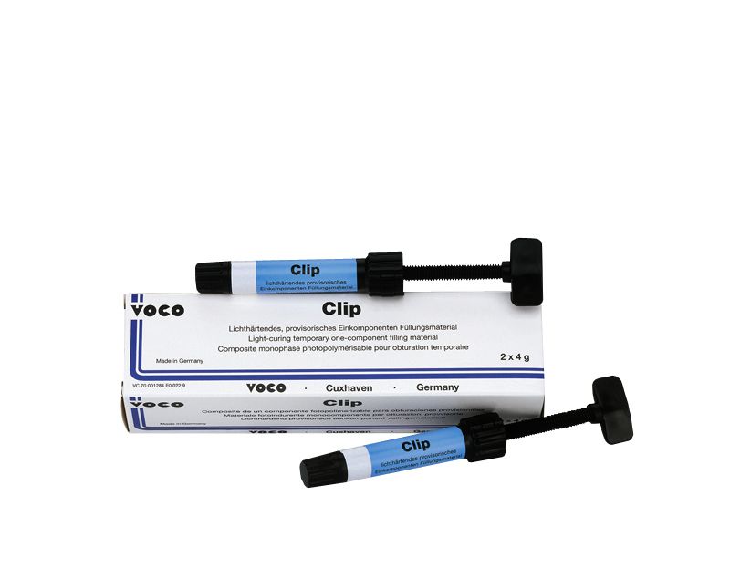 Материал для временных пломб Клип (светоотвержд) шприц-туба. (1284) 4г N2