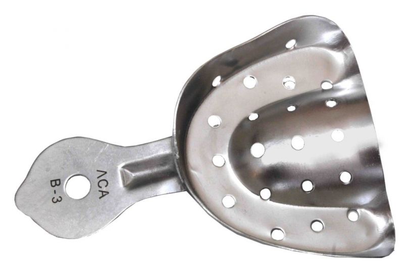 Ложка слепочная метал перфор верхняя №1 шт. N1