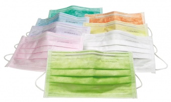 Маска 3-х слойная, на рез. защита III (белая) Euronda шт. N50