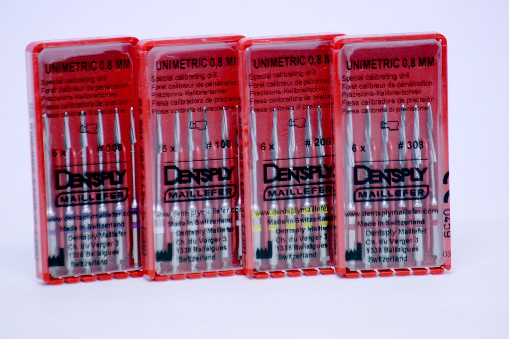 Дриль калибровочный Unimetric 0.8 №С0213/208 (желт-2 полосы) шт. N6