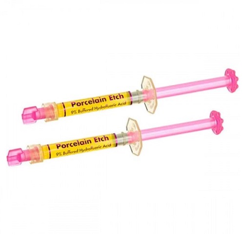 Гель для трав. фарф. 9% Порцелайн Эйтч Hydrofluoric Acid 2*1,2мл (406) уп. N1