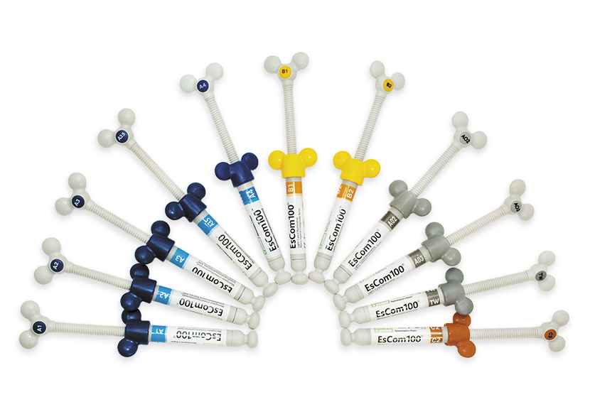 ЕсКом100 стомат пломбир материал (цвет АО2) 4г шпр. N1