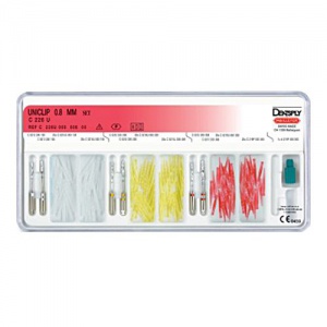 Штифты беззольные Юниклип 0,8 тип 120 шт ASS + развертки шт. N С226U уп. N1