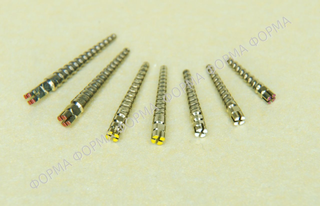 Штифты титан внутриканальные анкерные №4 (208S) конические уп. N12