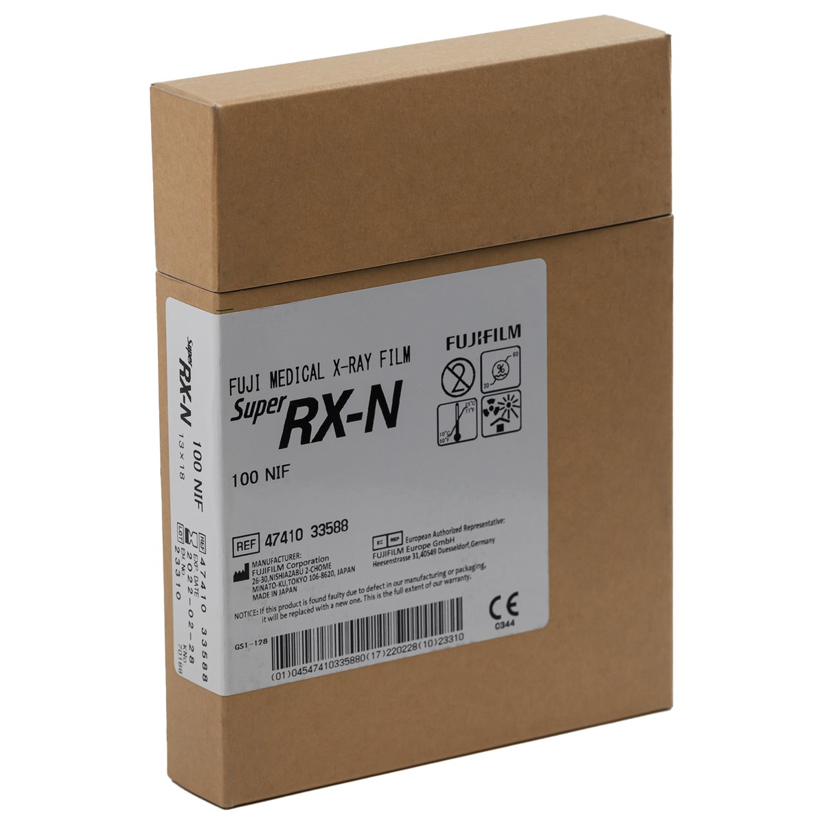 Пленка рентг Super RX-N(синечувствительная) шт. 24х30см N100